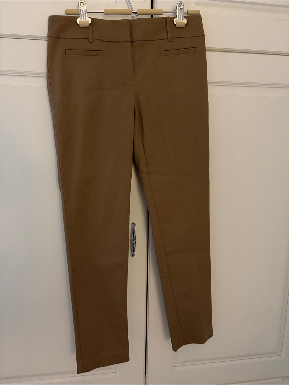 Van Heusen Slim Fit Brown Stretch Pants